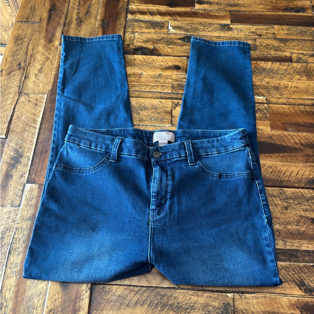 Chico's Indigo Straight Leg Jeans